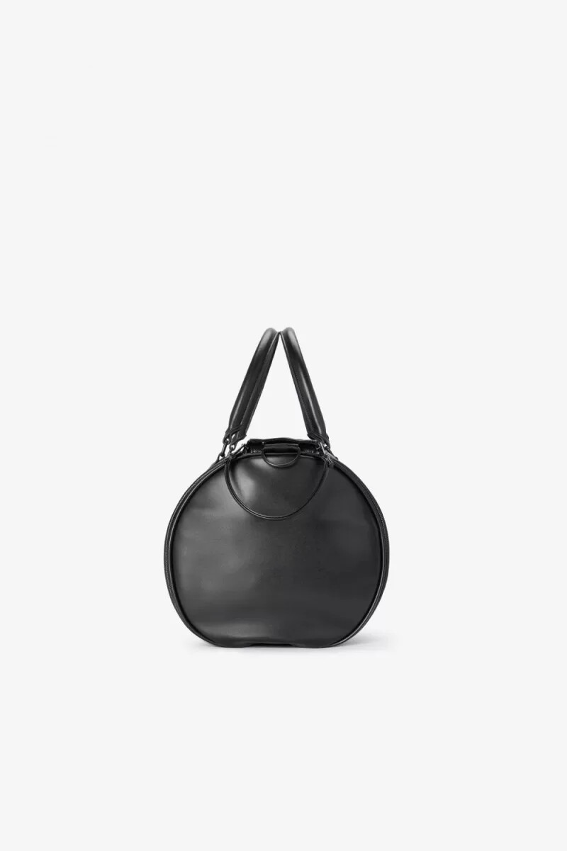 bolsos fred perry scotch grain barrel para mujer color negro