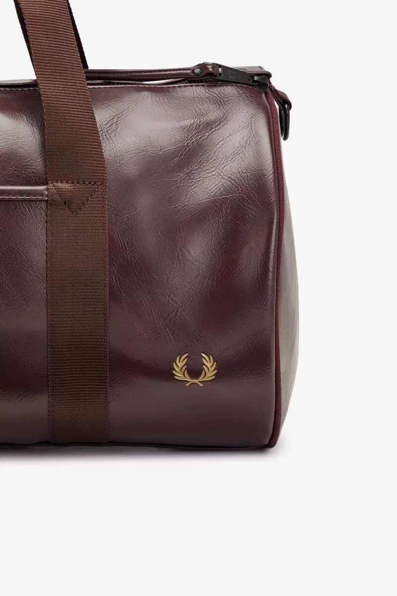 bolsos fred perry tonal barrel para mujer en marrón