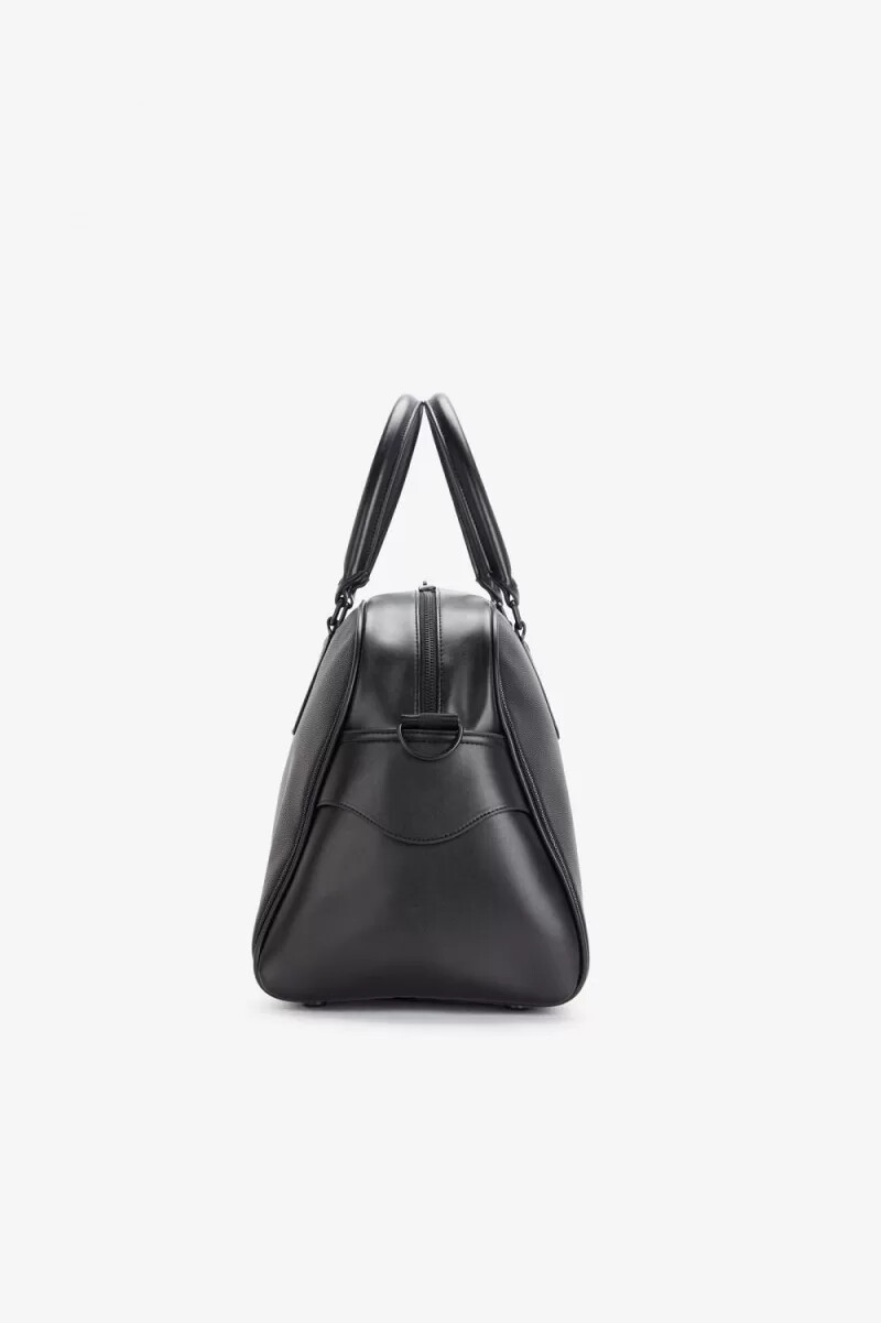 bolsos fred perry scotch grain grip para mujer color negro