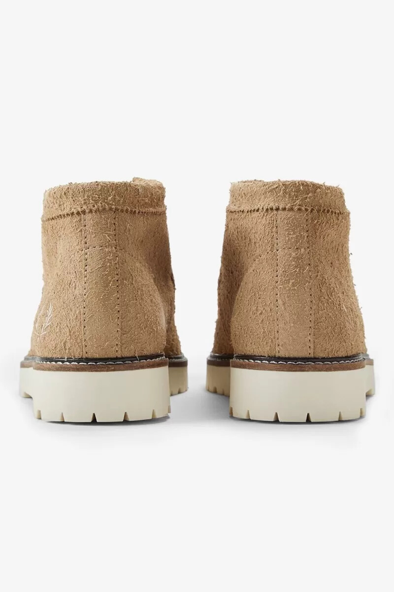 botas fred perry mid kenney para hombre color verde