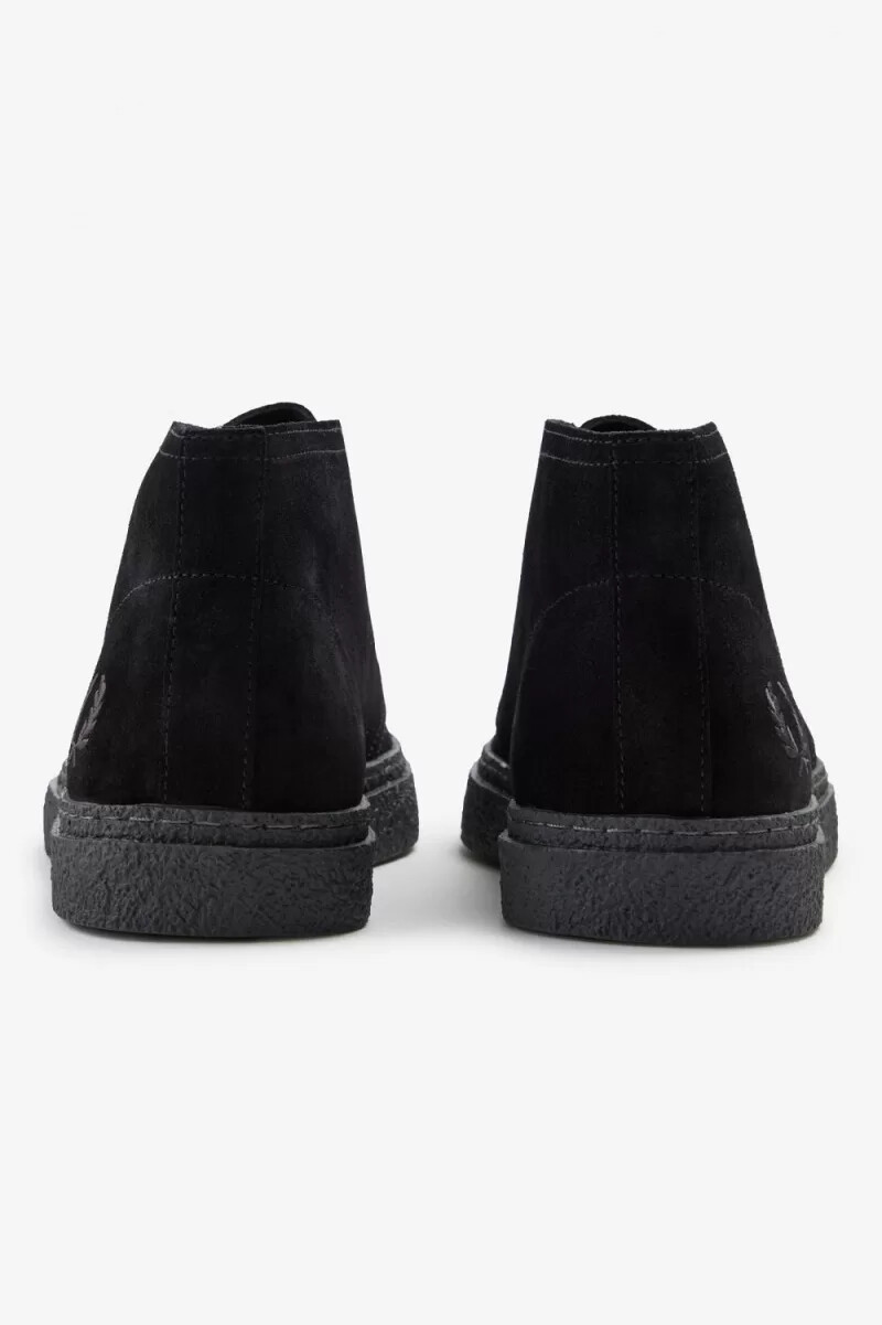 botas fred perry hawley para hombre negras