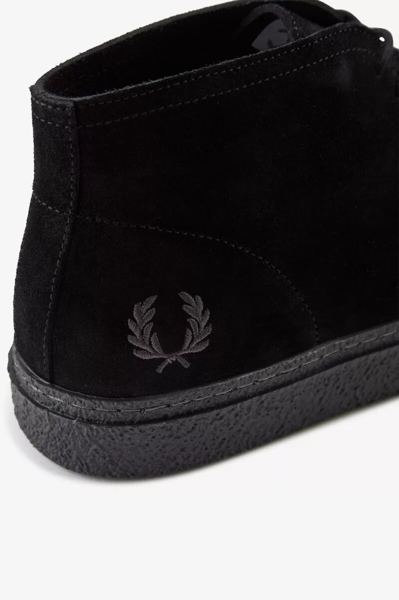 botas fred perry hawley para hombre negras