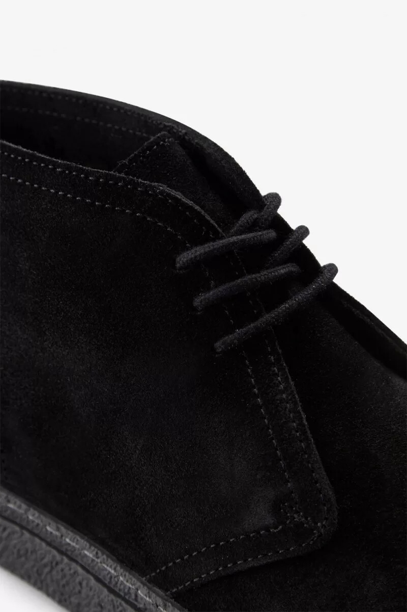 botas fred perry hawley para hombre negras