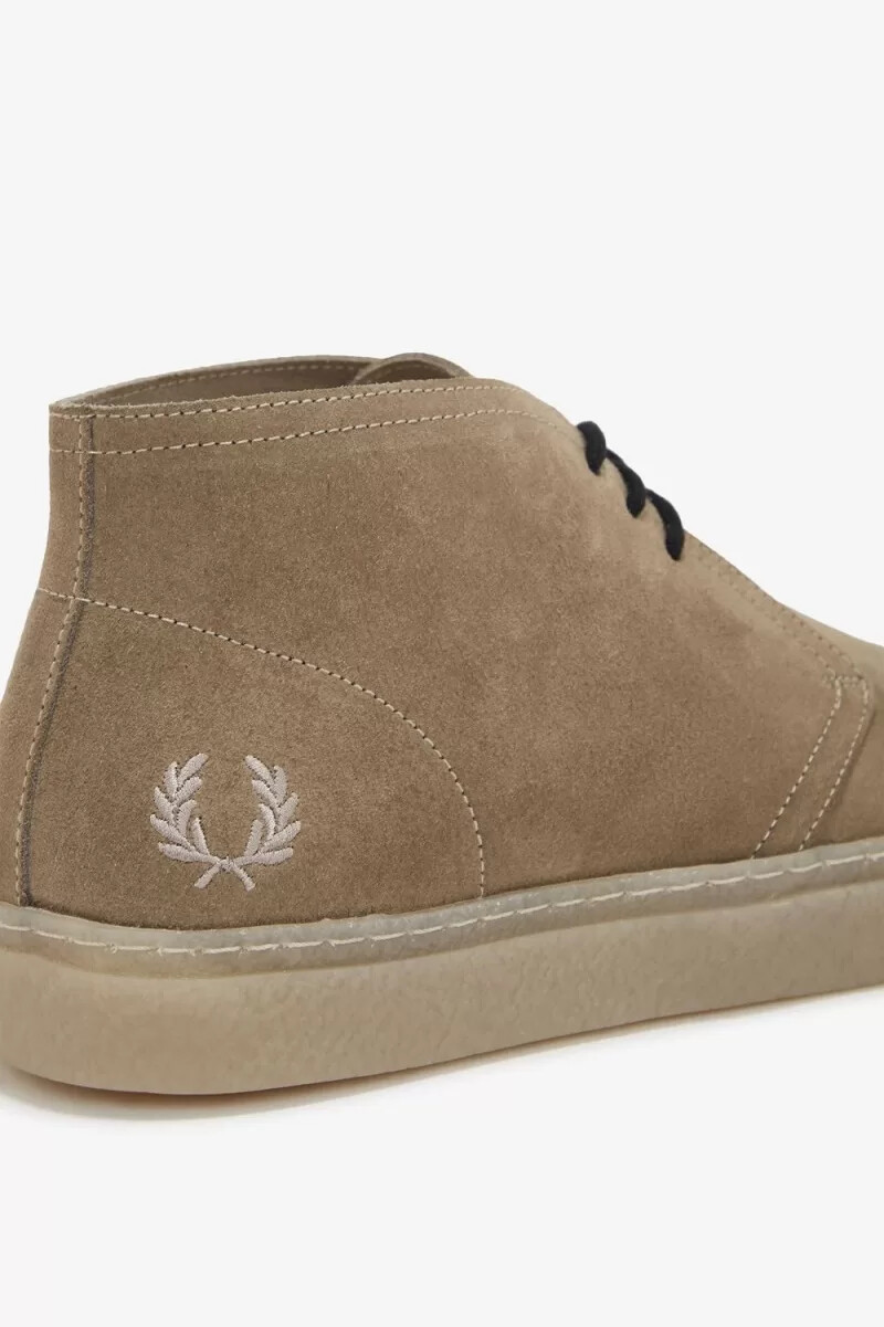 botas fred perry hawley para hombre en gris cálido