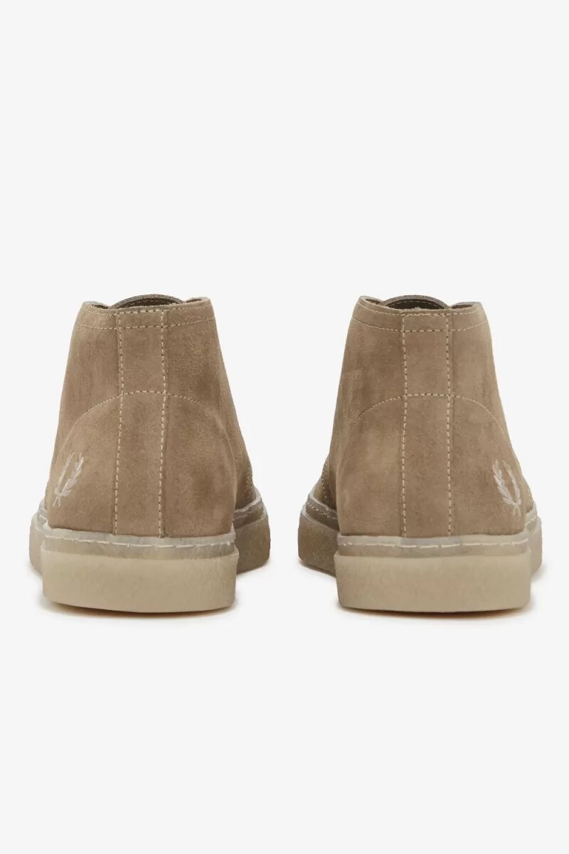 botas fred perry hawley para hombre en gris cálido