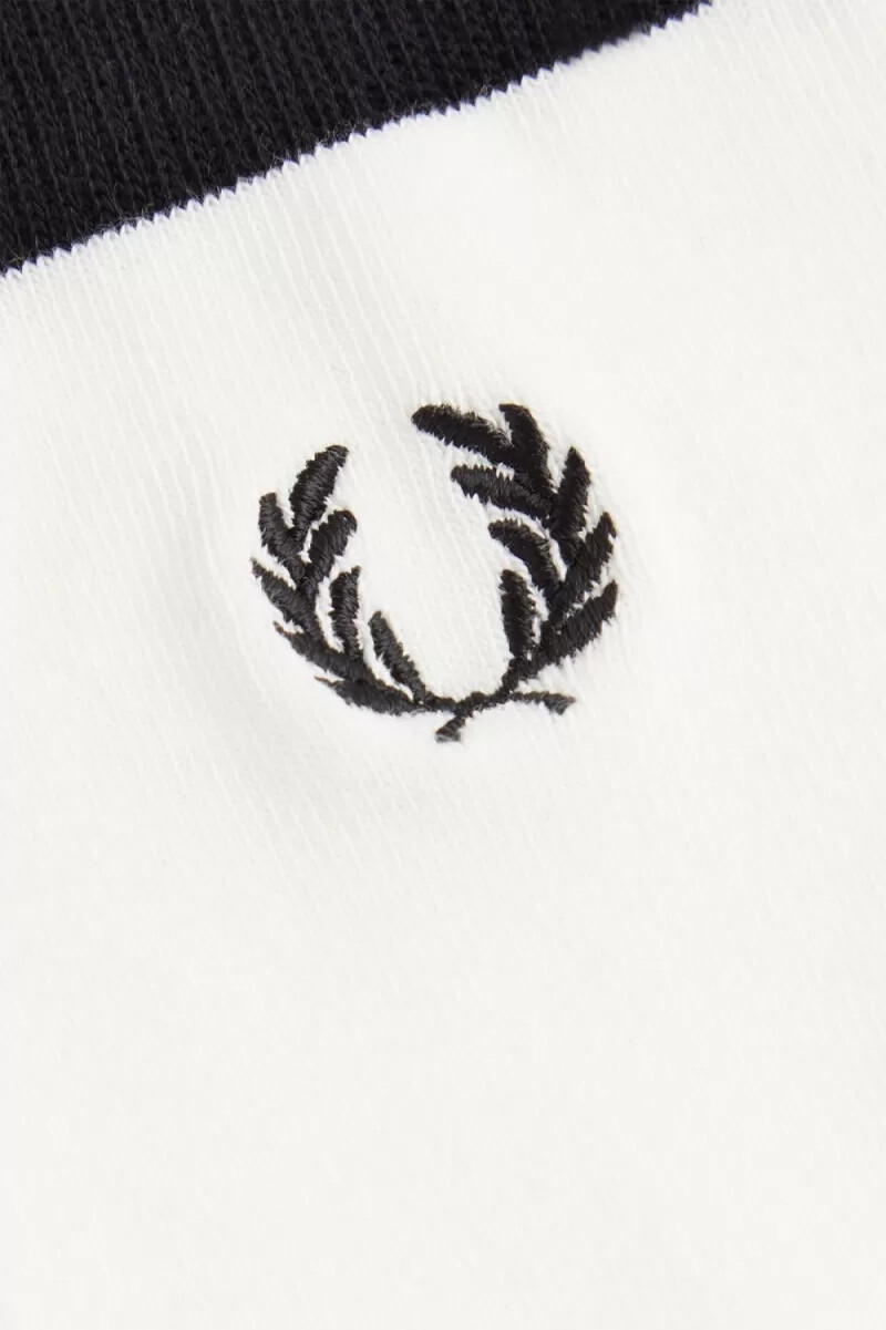 calcetines de mujer fred perry heart snow white