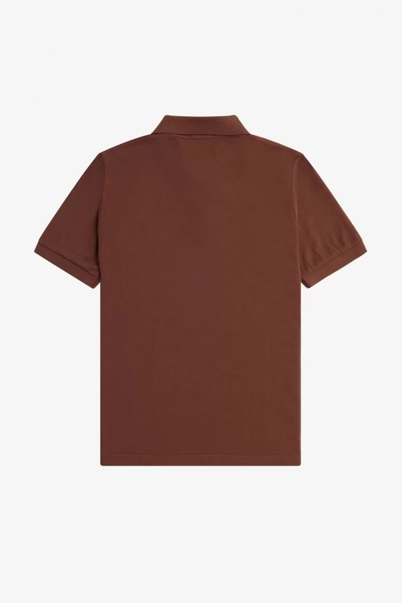 camisa fred perry m3 para hombre color marrón whisky y negro