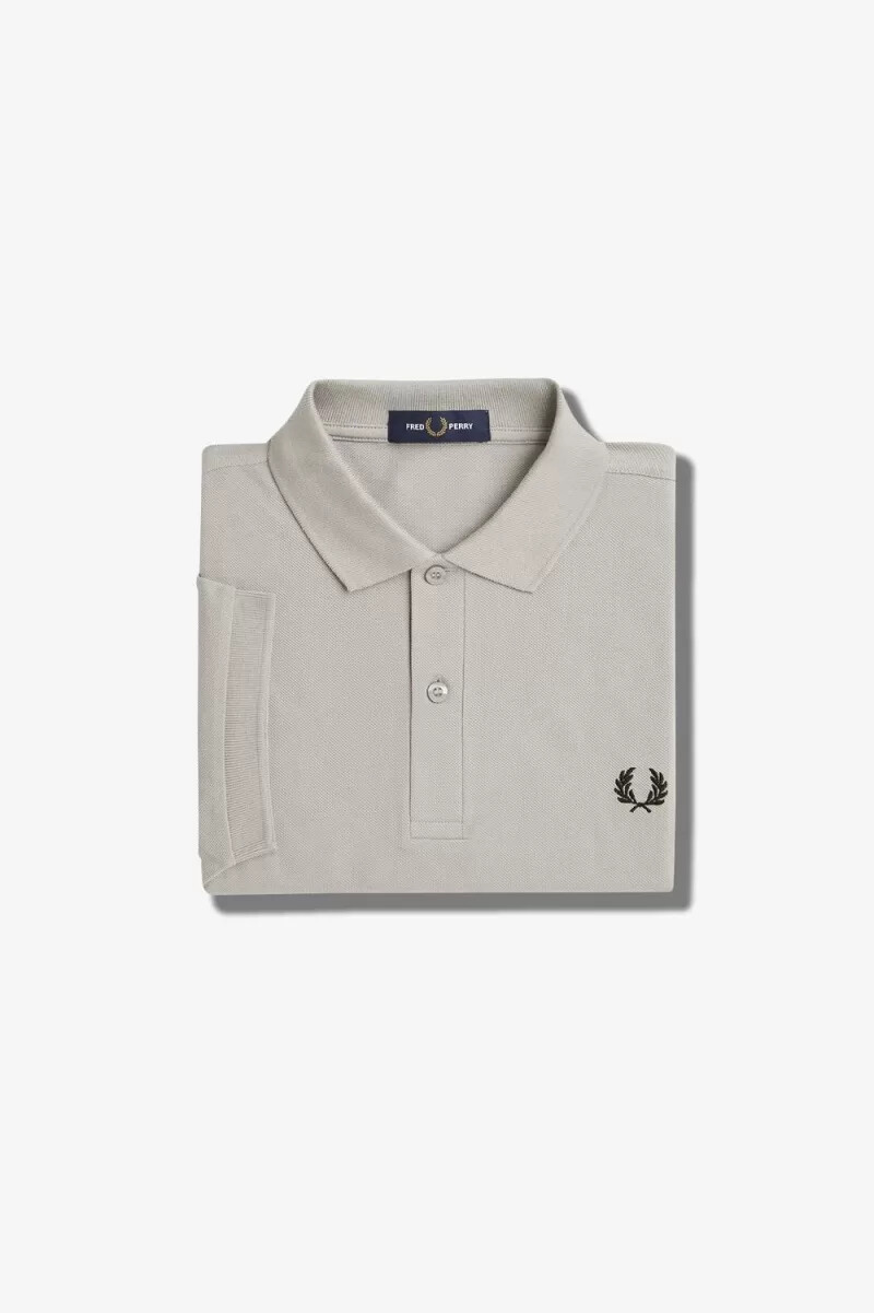 camisa fred perry m6000 para hombre gris y negra