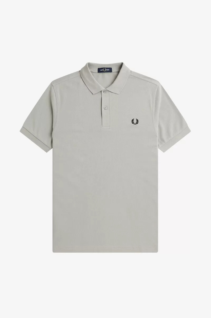 camisa fred perry m6000 para hombre gris y negra
