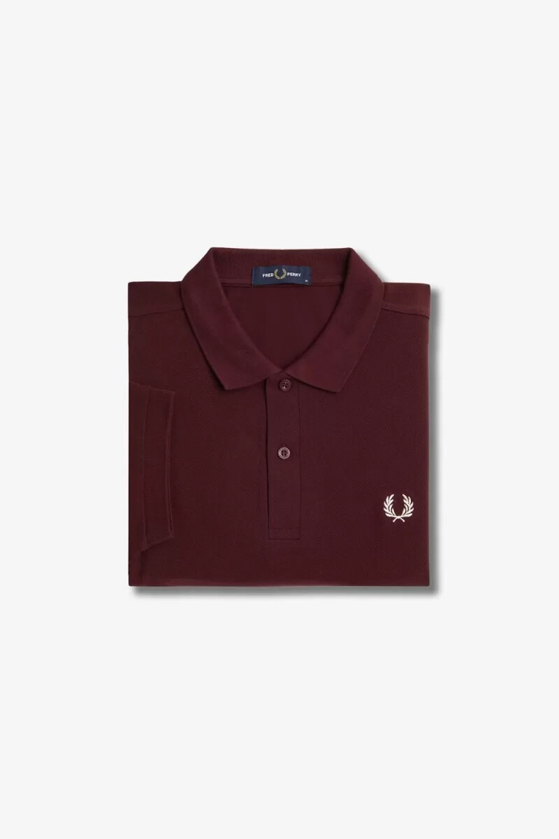 camisa fred perry m6000 para hombre color beige sangre