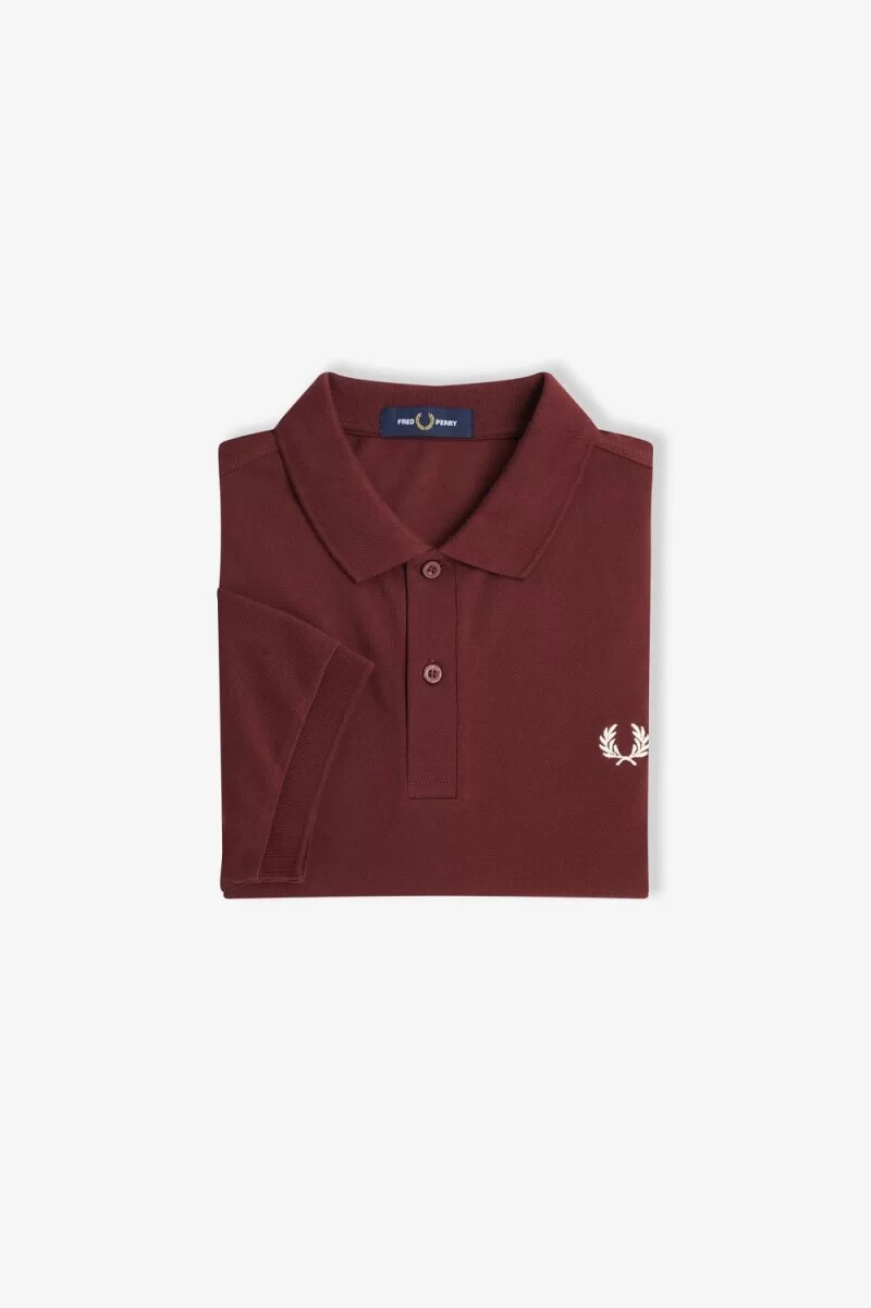camisa fred perry m6000 para hombre color beige sangre