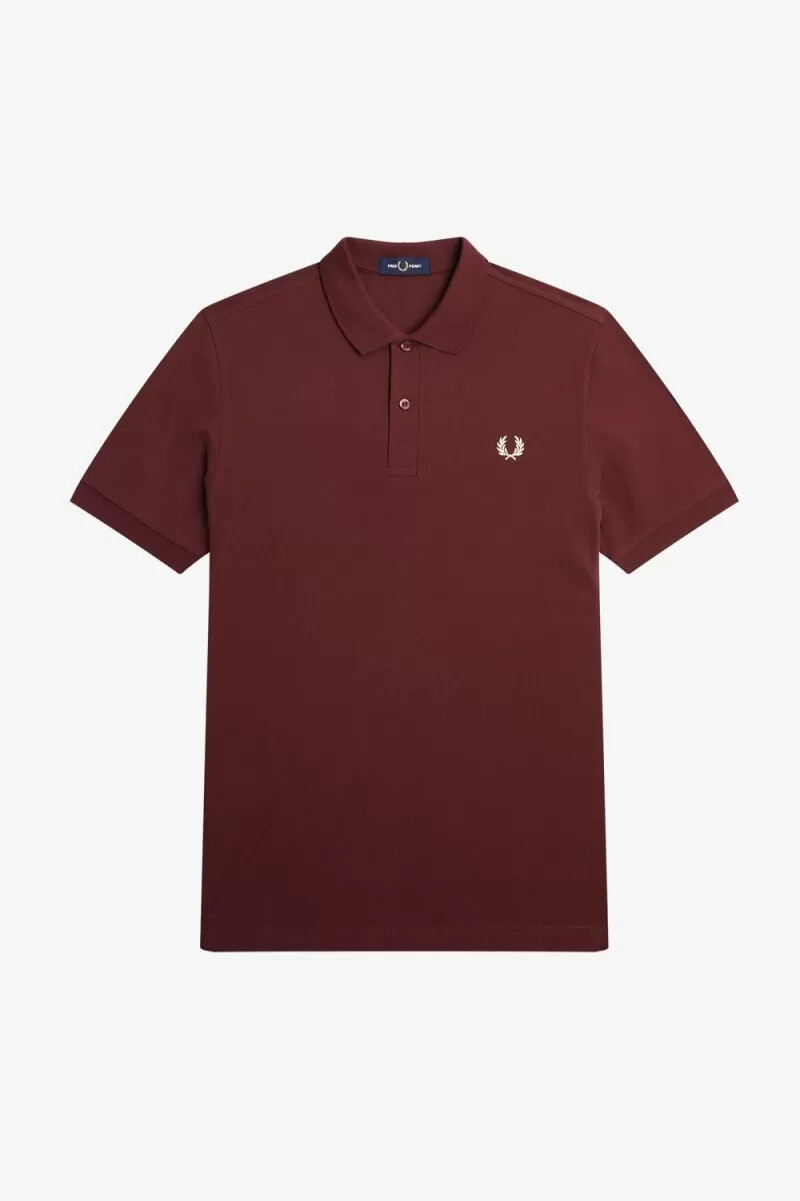 camisa fred perry m6000 para hombre color beige sangre