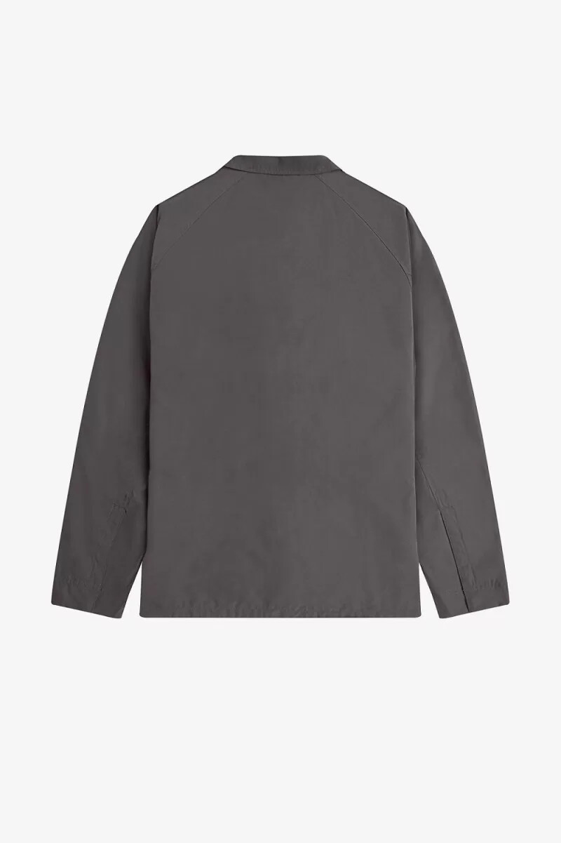 camisa utilitaria fred perry para hombre color gris plomo