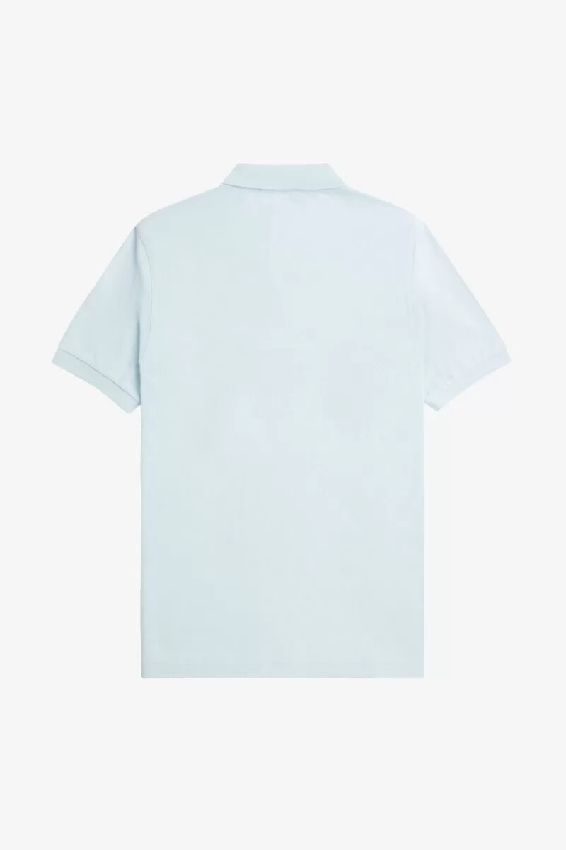 camisa fred perry m6000 para hombre color azul medianoche aguamarina claro
