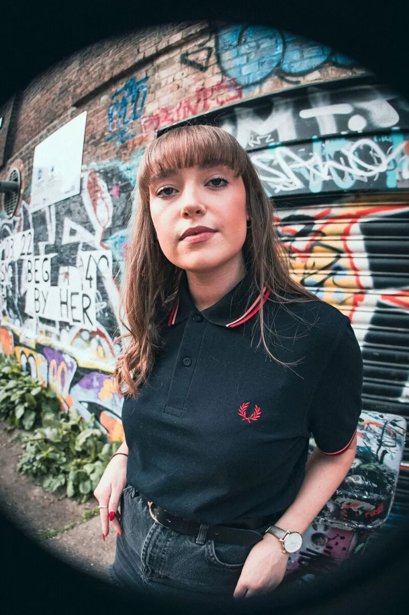 camisa fred perry m12 para hombre color negro coral camden brick