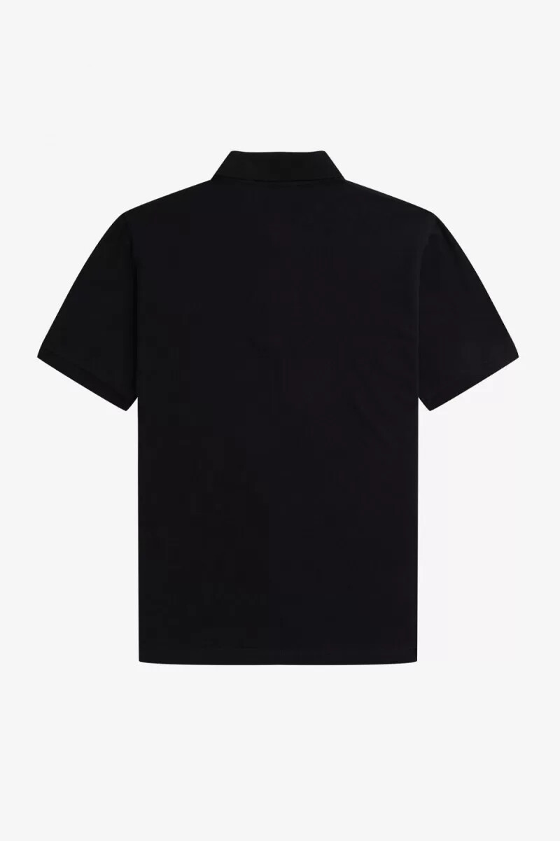camisa fred perry m3 para hombre color negro y marrón whisky