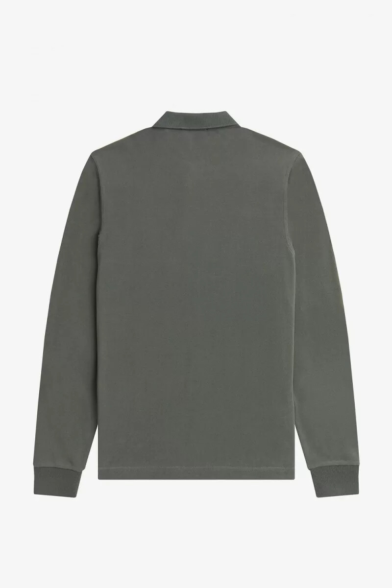 camisa fred perry m6006 para hombre verde campo