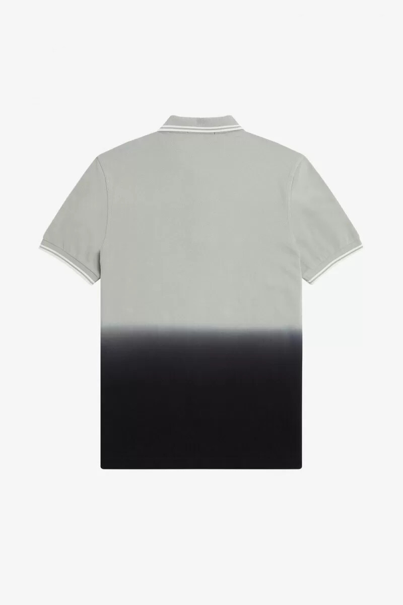 camisa fred perry ombre para hombre gris