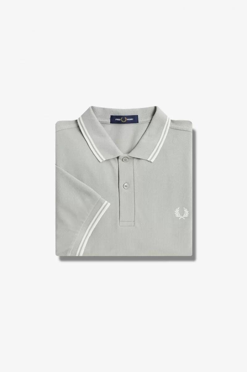 camisa fred perry ombre para hombre gris