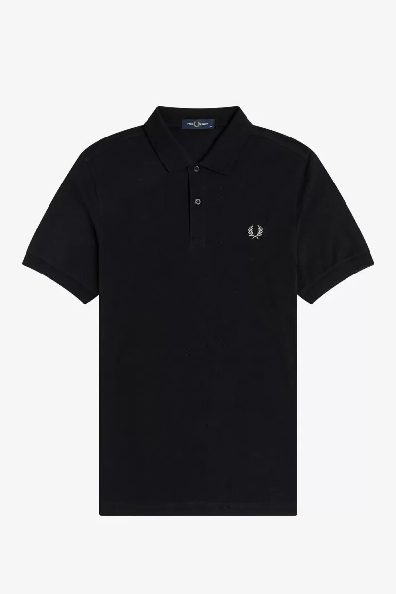 camisa fred perry m6000 para hombre color negro cromado