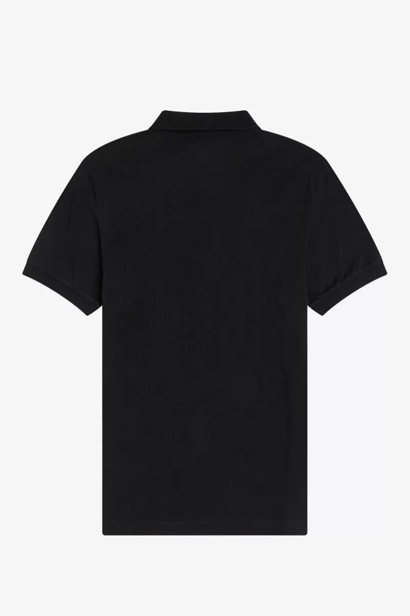 camisa fred perry m6000 para hombre color negro cromado