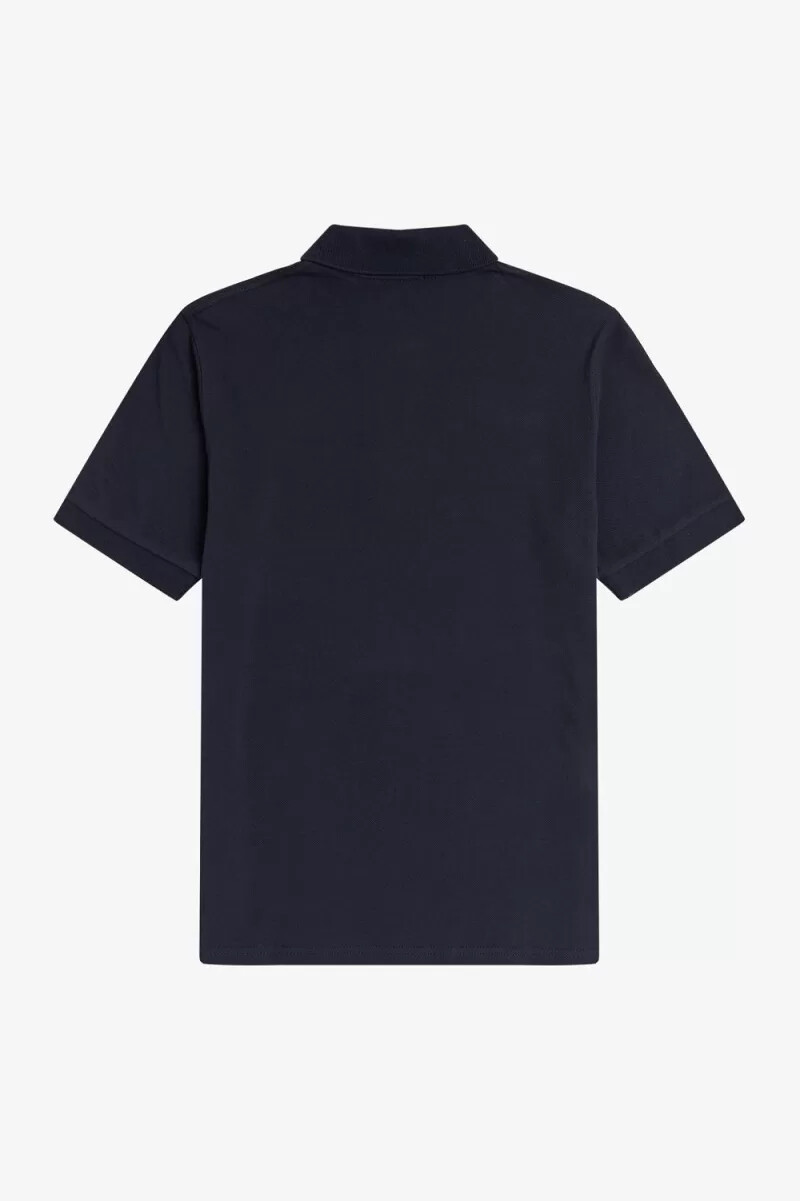 camisa fred perry m3 para hombre azul marino y aguamarina