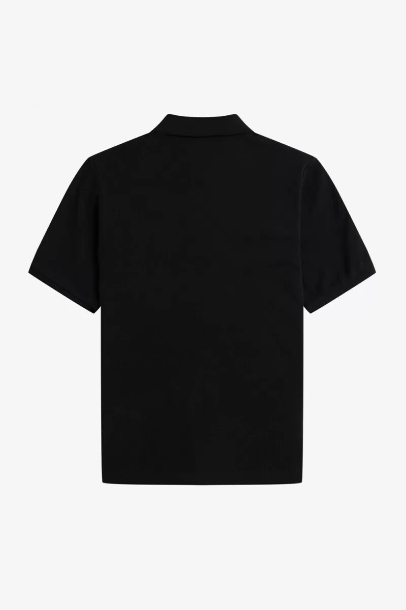 camisa fred perry g6000 para mujer color negro y marrón whisky