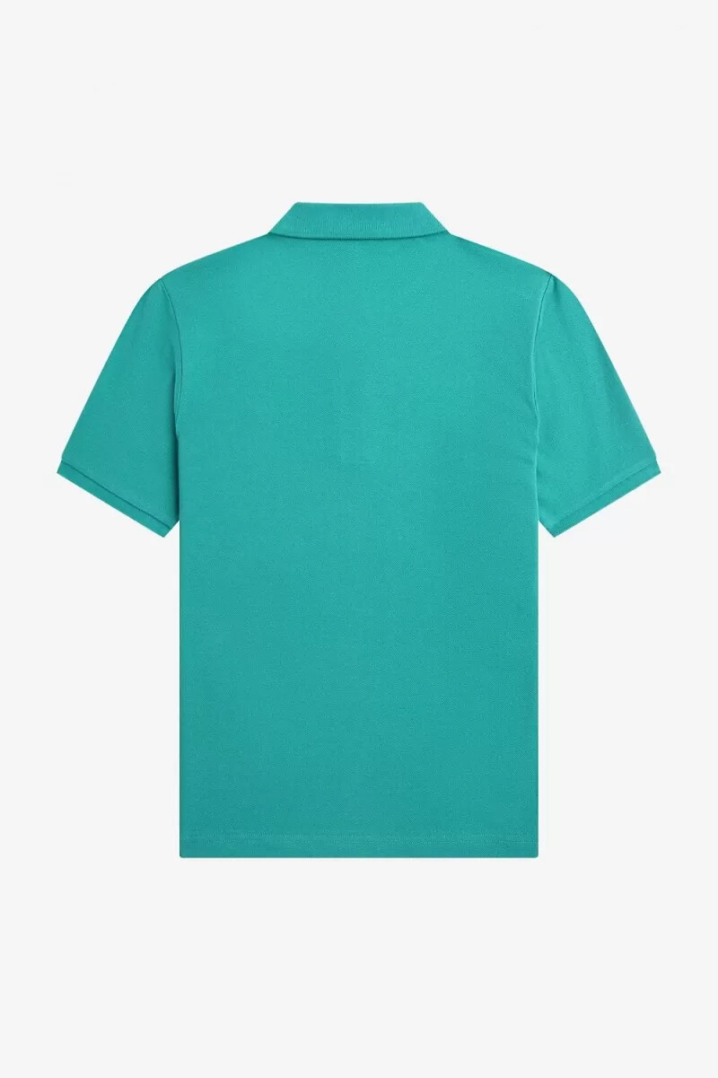 camisa fred perry g6000 para mujer color negro menta intenso