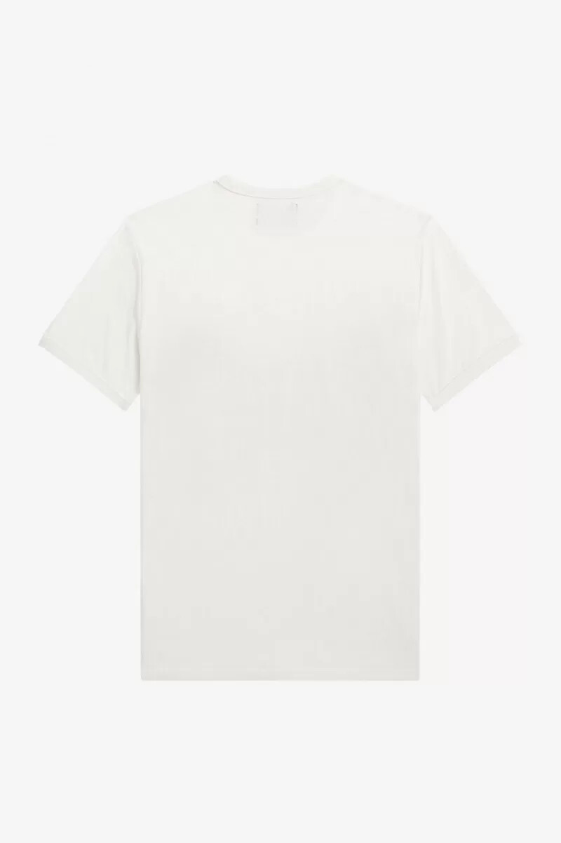 camiseta con gráfico de fred perry vine para hombre blancanieves