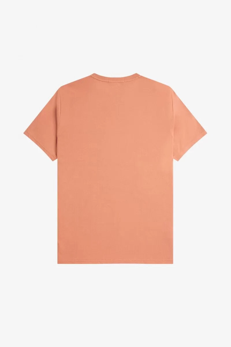 camiseta fred perry circle branding para hombre en color óxido claro