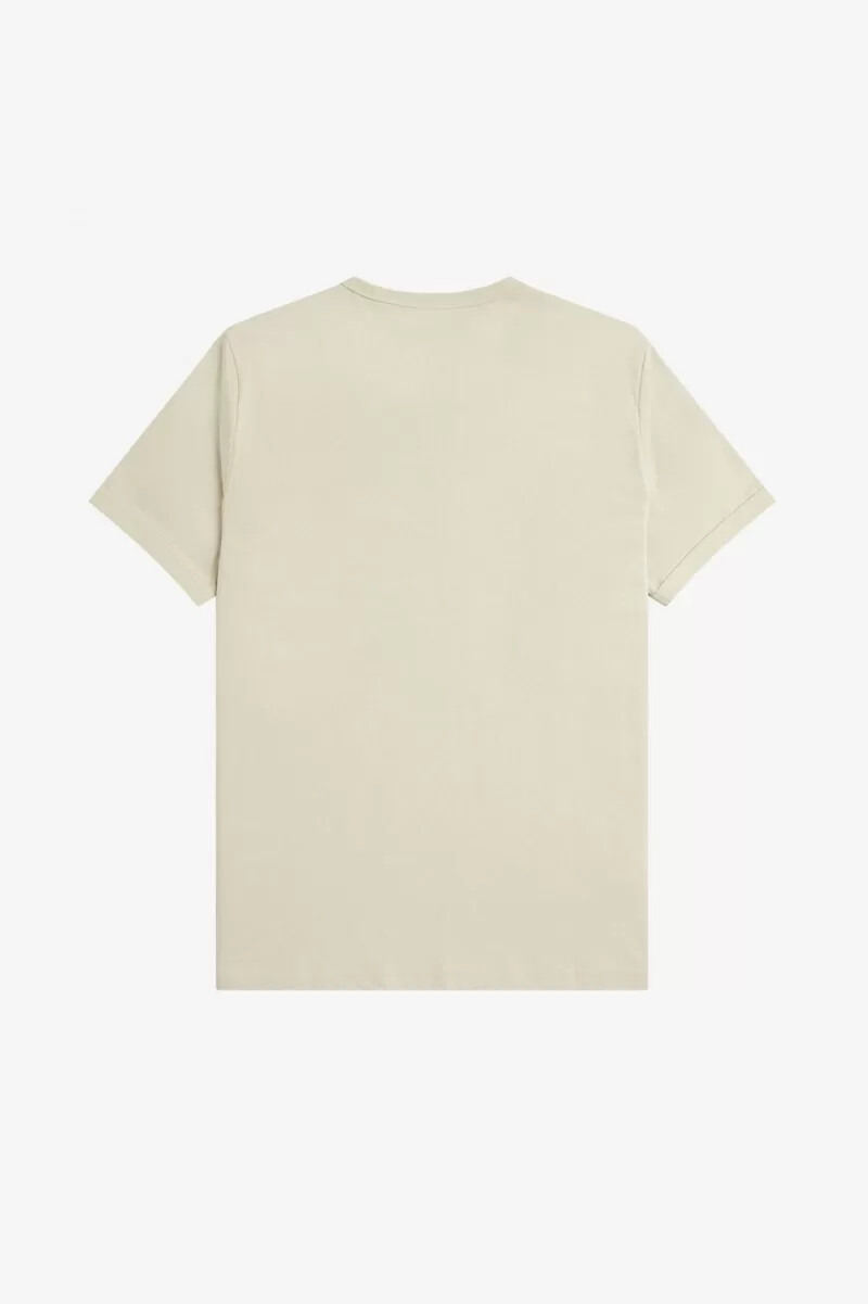 camiseta fred perry ringer para hombre color menta claro