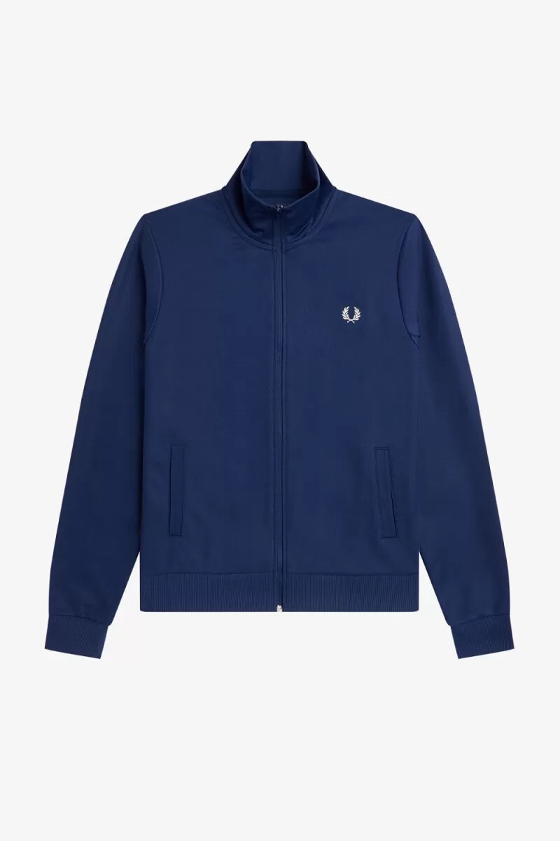 chaqueta deportiva clásica fred perry para hombre color azul marino francés