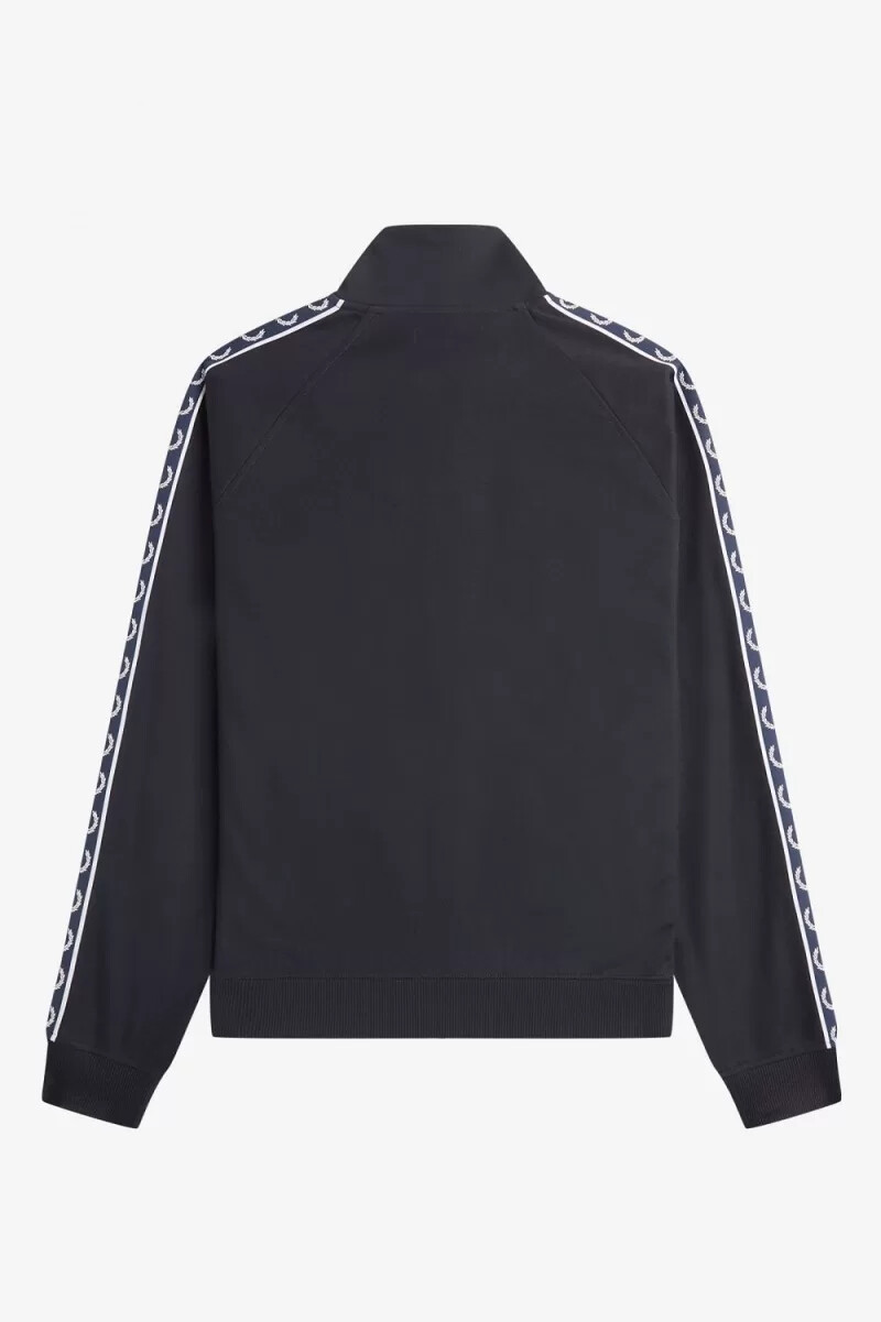 chaqueta deportiva fred perry con cinta en contraste para hombre color azul marino