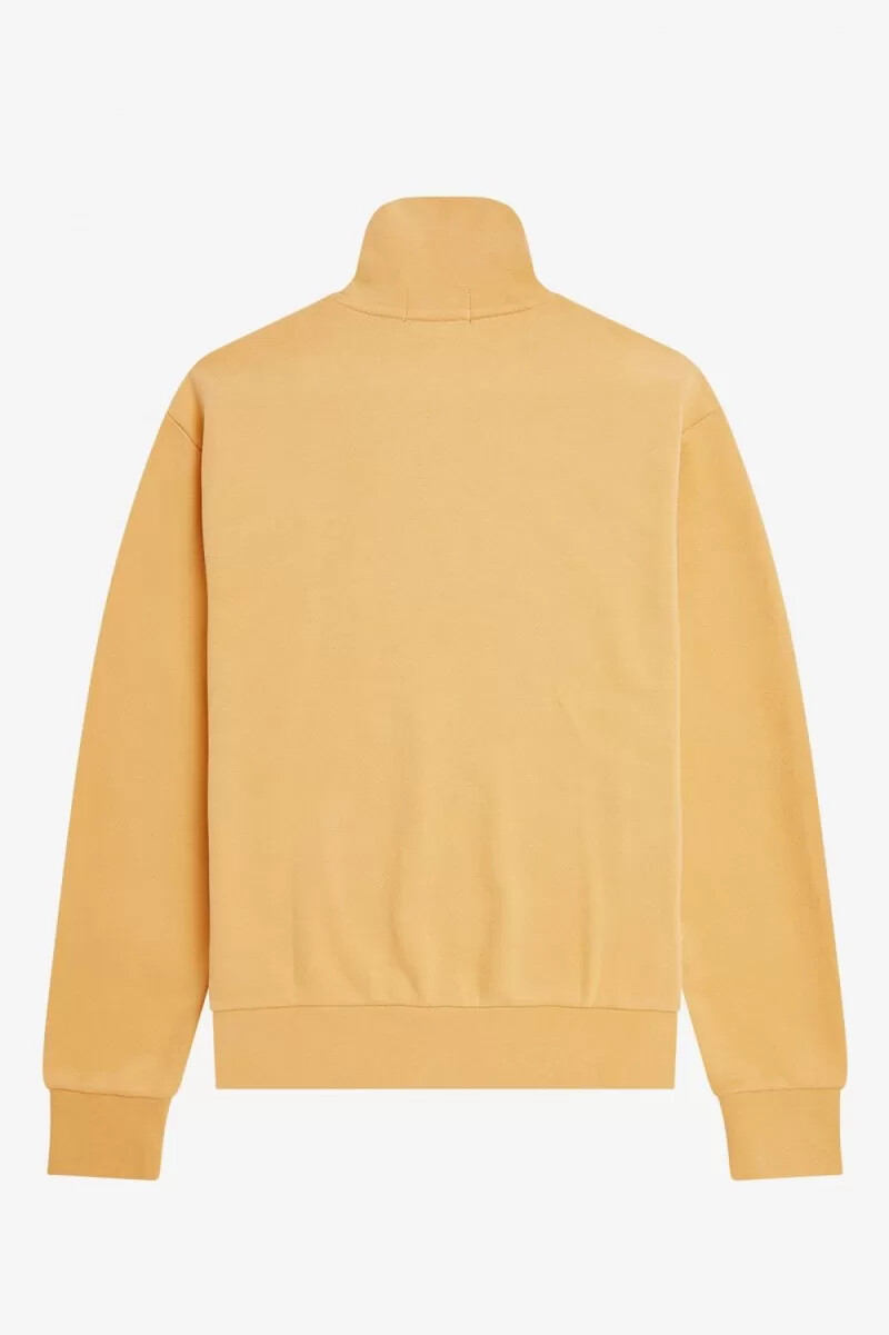 chaqueta deportiva fred perry loopback para hombre en color caqui