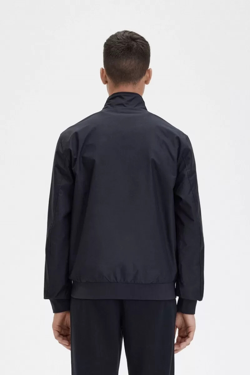 chaquetas fred perry brentham para hombre negras