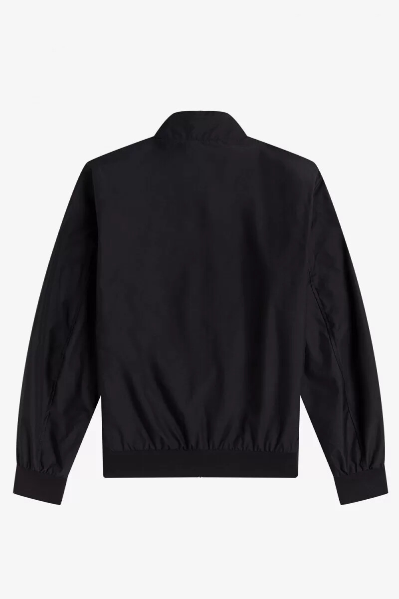chaquetas fred perry brentham para hombre negras