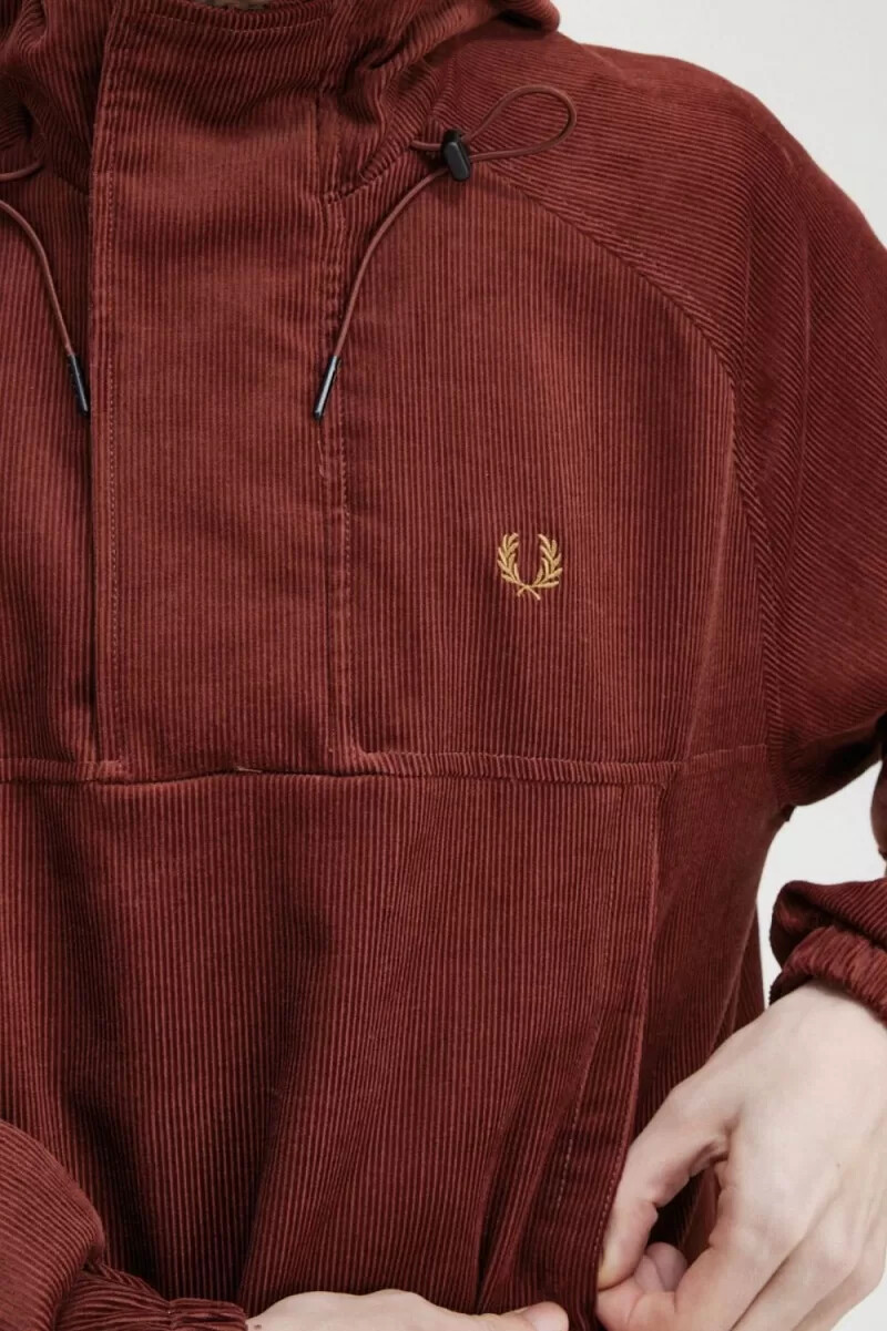 chaquetas fred perry de pana para hombre en color marrón whisky