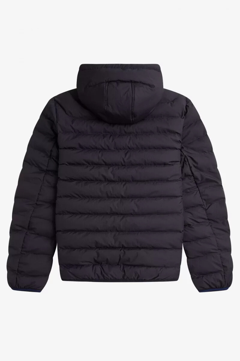 chaquetas con capucha y aislamiento fred perry para hombre color azul marino