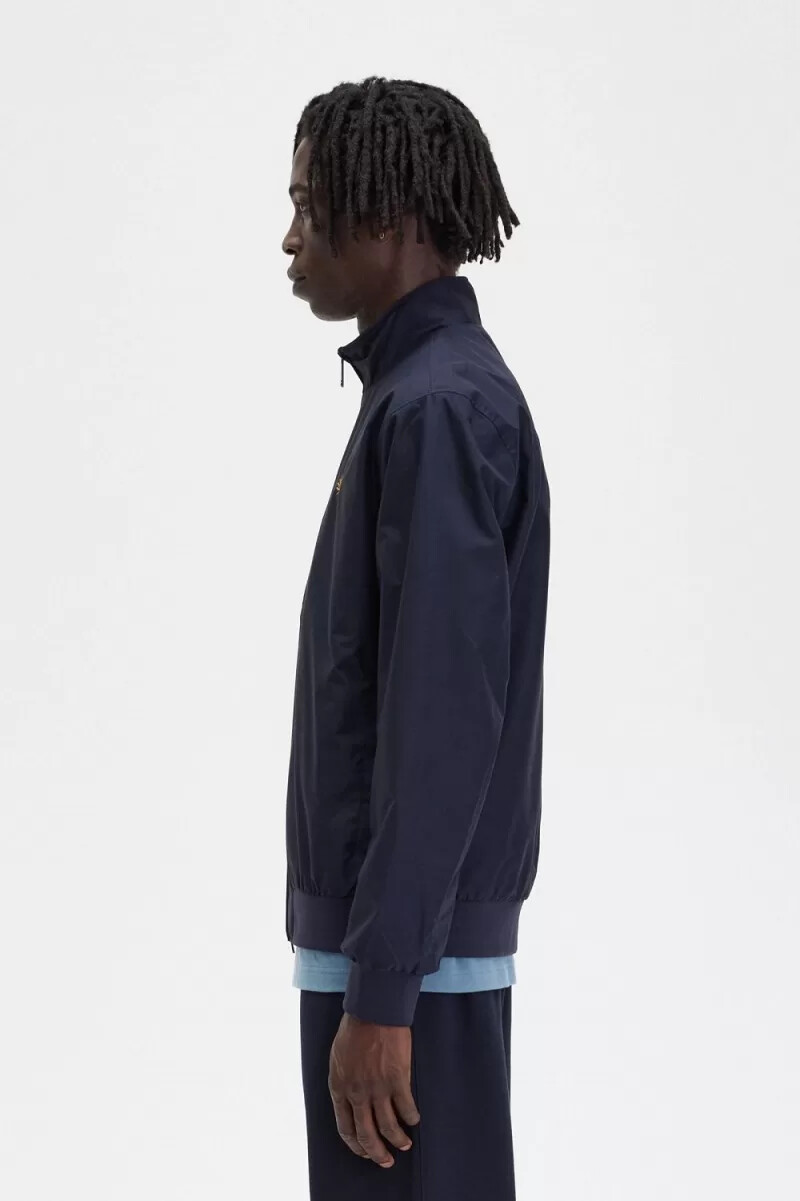 chaquetas fred perry brentham para hombre azul marino
