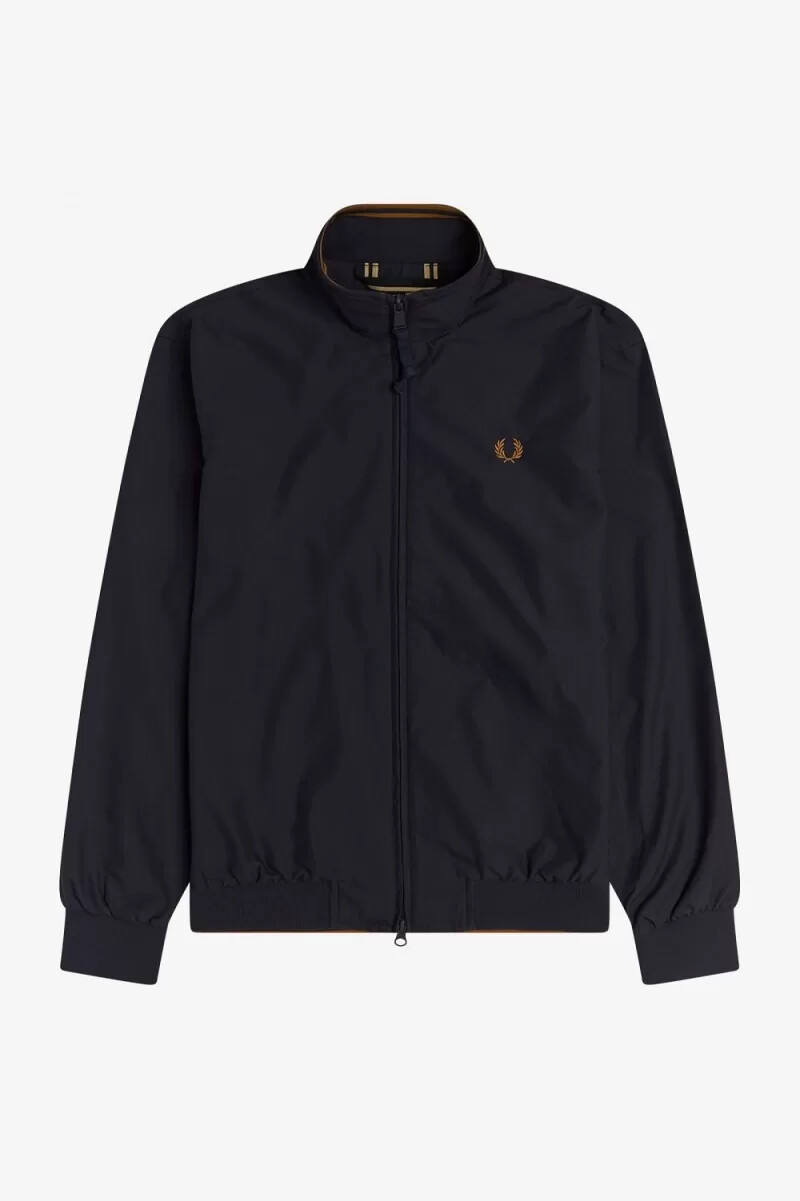 chaquetas fred perry brentham para hombre azul marino