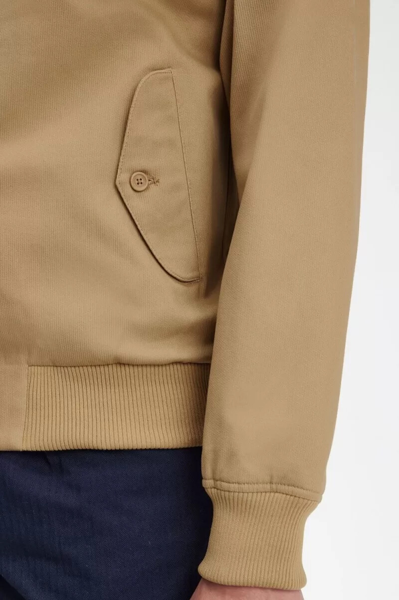 chaquetas harrington de pana fred perry para hombre color verde