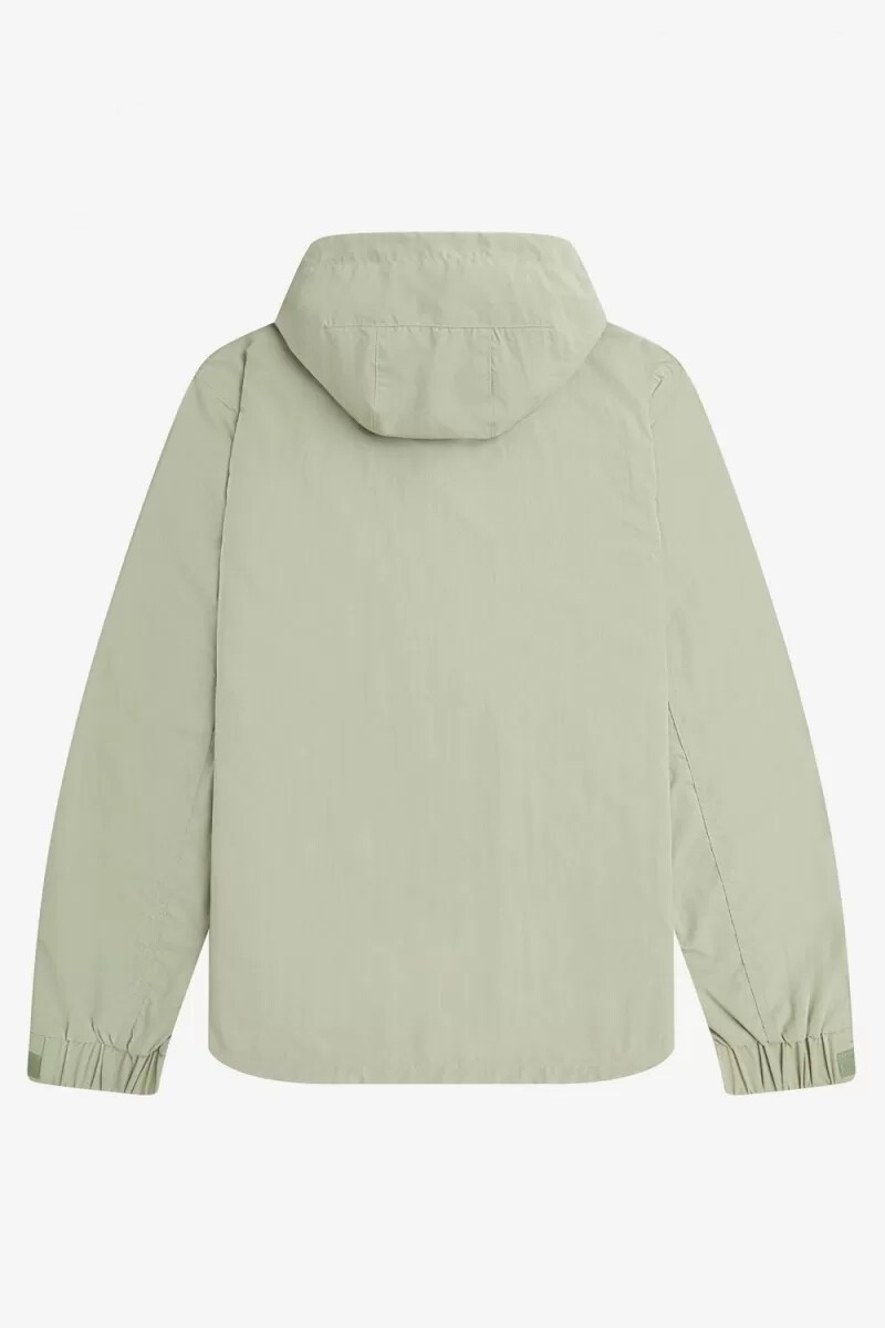 chaquetas fred perry overhead shell para hombre color menta