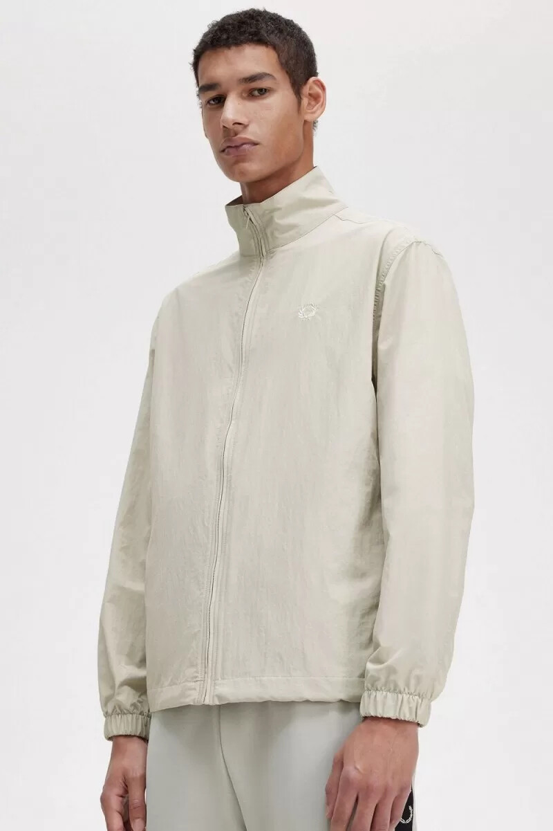 chaqueta deportiva tejida fred perry para hombre color menta claro