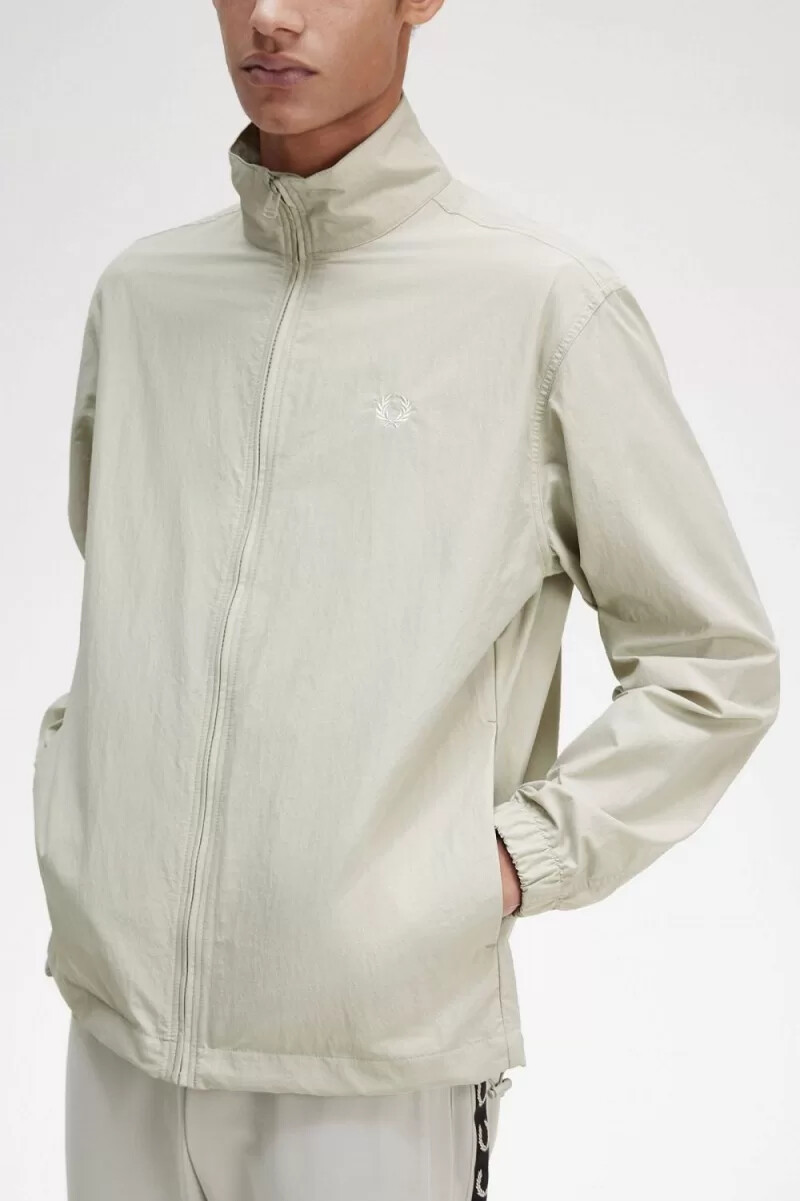 chaqueta deportiva tejida fred perry para hombre color menta claro