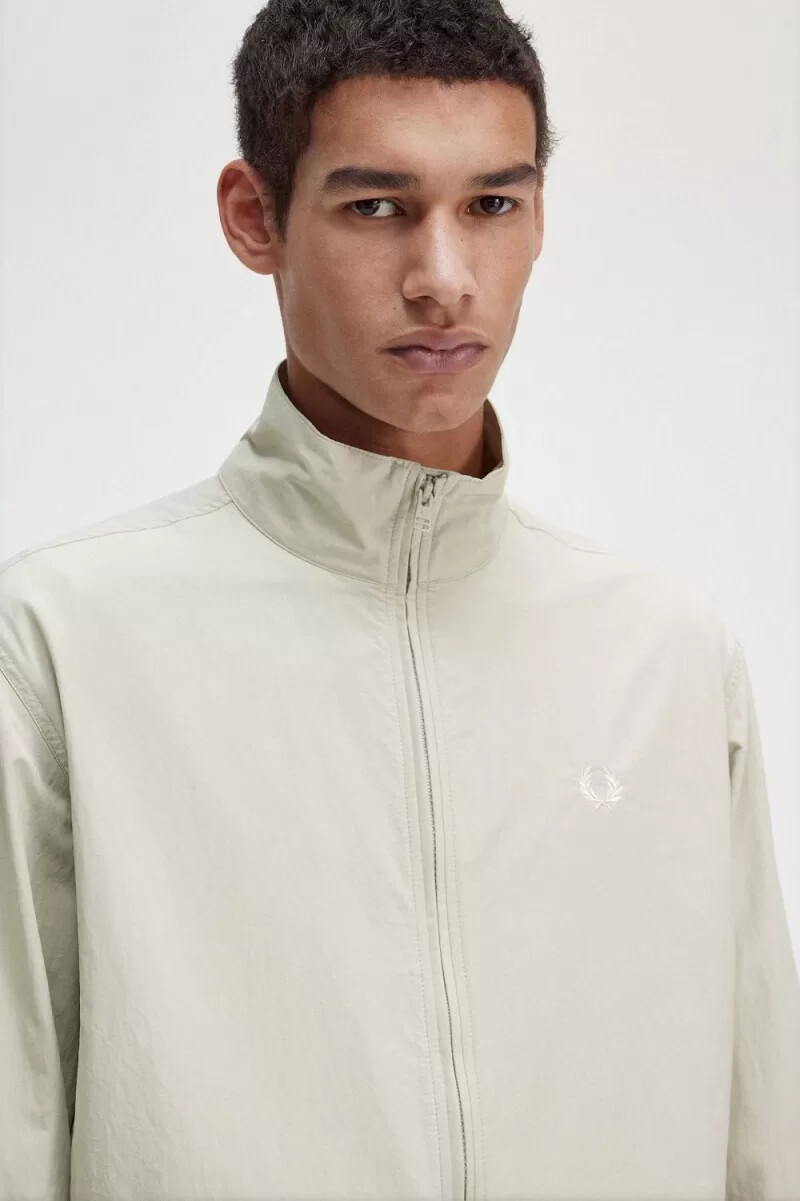 chaqueta deportiva tejida fred perry para hombre color menta claro