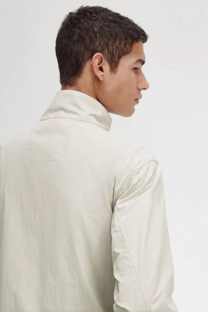 chaqueta deportiva tejida fred perry para hombre color menta claro