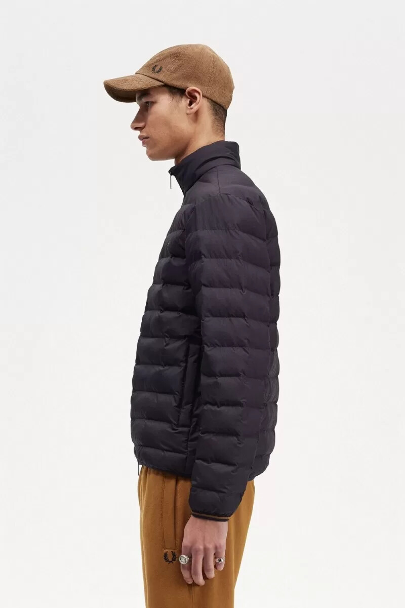 chaquetas aislantes fred perry para hombre color azul marino