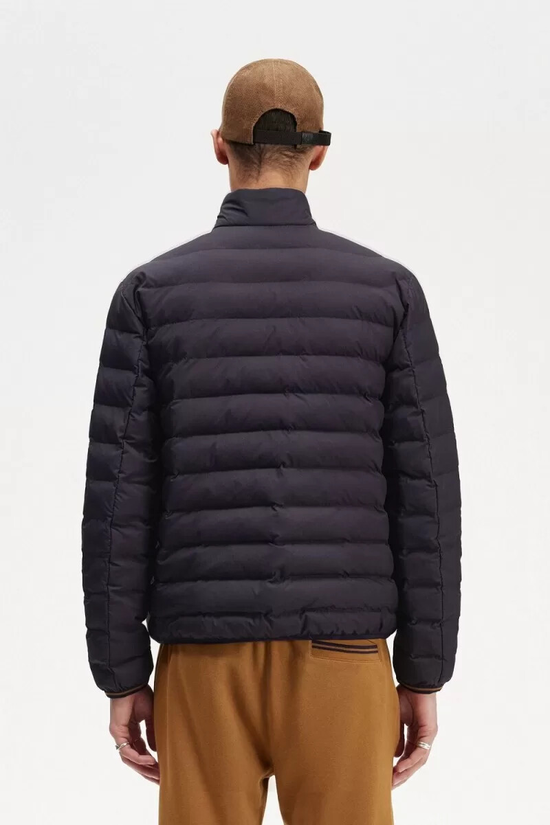chaquetas aislantes fred perry para hombre color azul marino