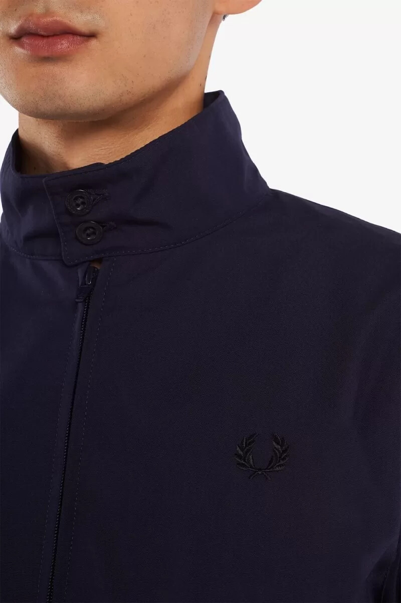 chaquetas fred perry harrington para hombre azul marino