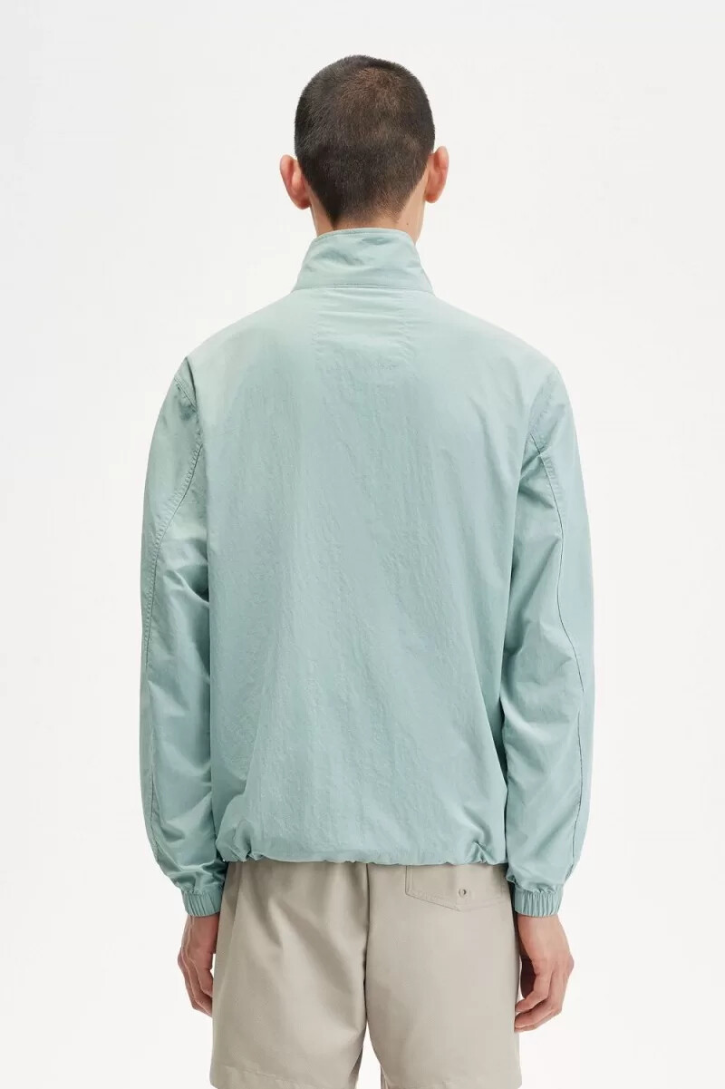 chaqueta deportiva tejida fred perry para hombre color azul plateado